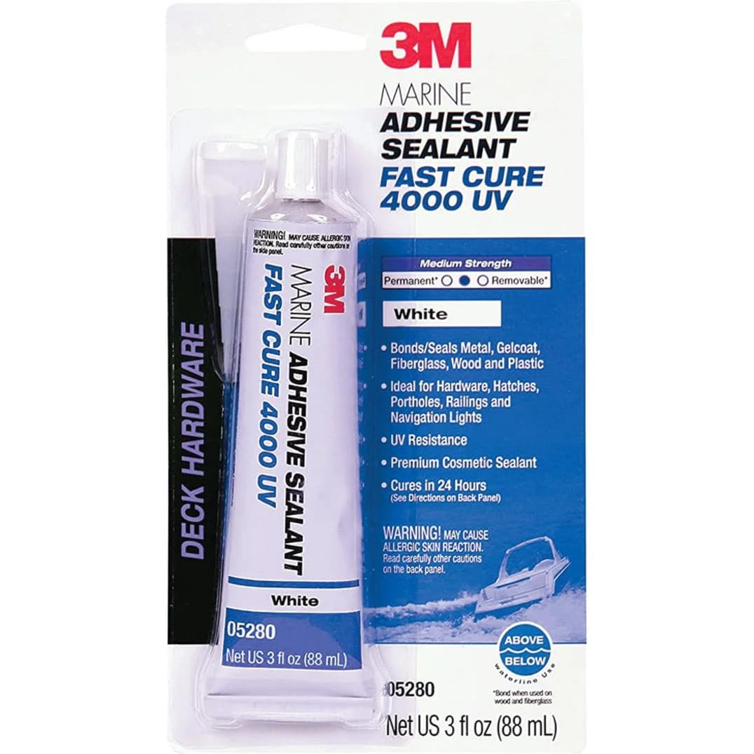 3M 4000 UV - Adhesive/Sealant White Paste image 1