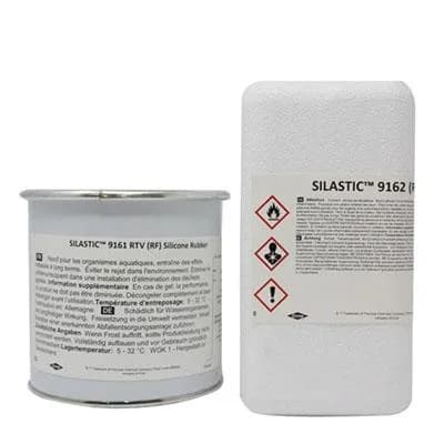 DOW SILASTIC 9161/ 9162 RF (525GM KIT) - Silicone Elastomer & Catalyst Kit image 1