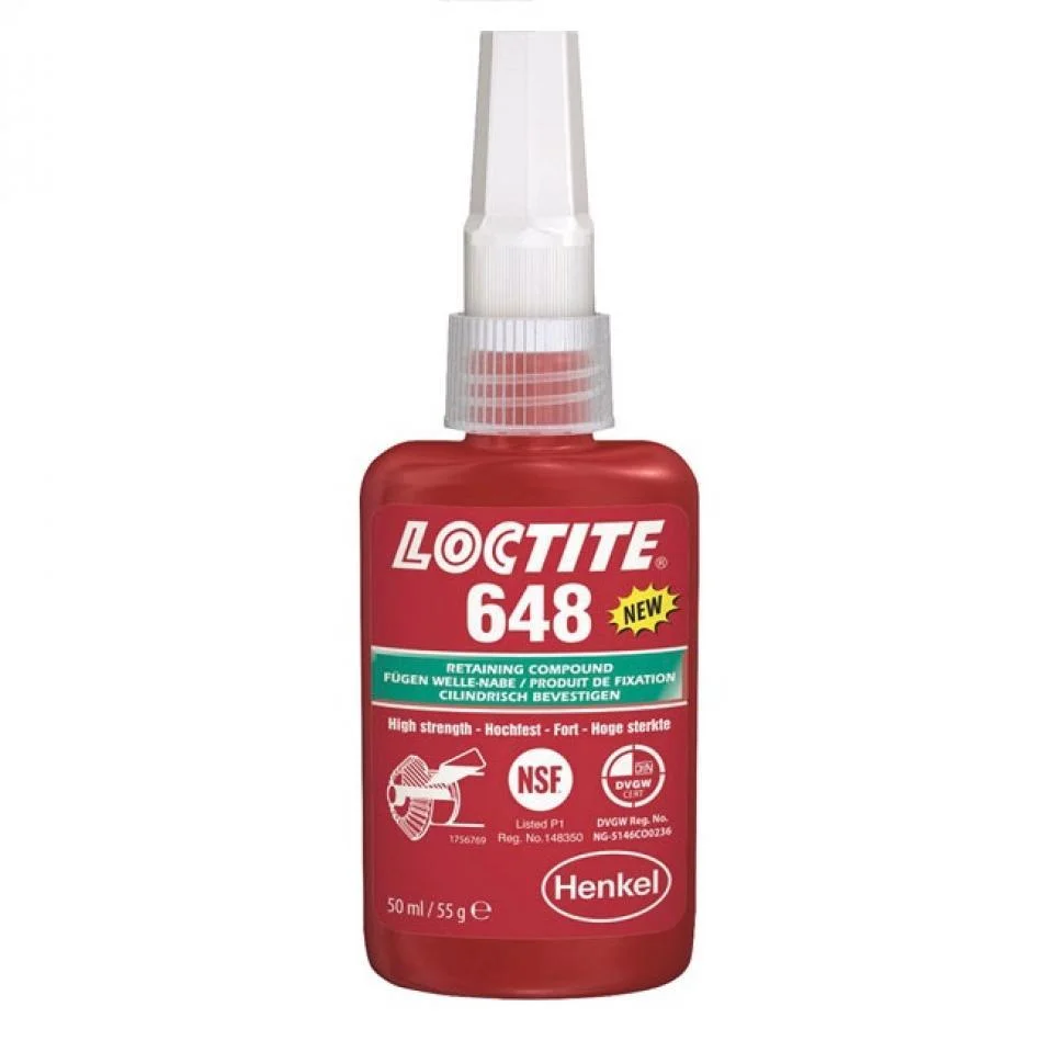 Loctite 648 (50ml) - Anaerobic Retaining Compound image 1