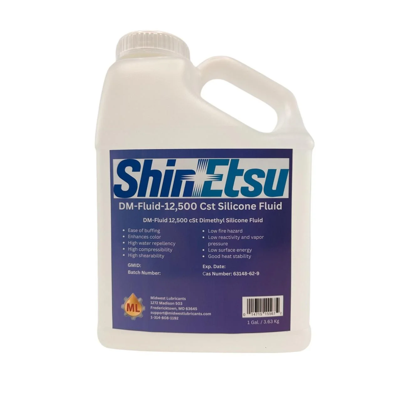 BLUESIL OIL 47V-12500PL (5KG) - Silicone Oil image 1
