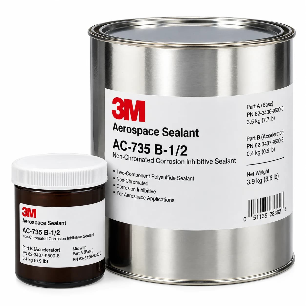 3M AC-735 B1-2 - Non-Chromate Corrosion Inhibitive Sealant image 1