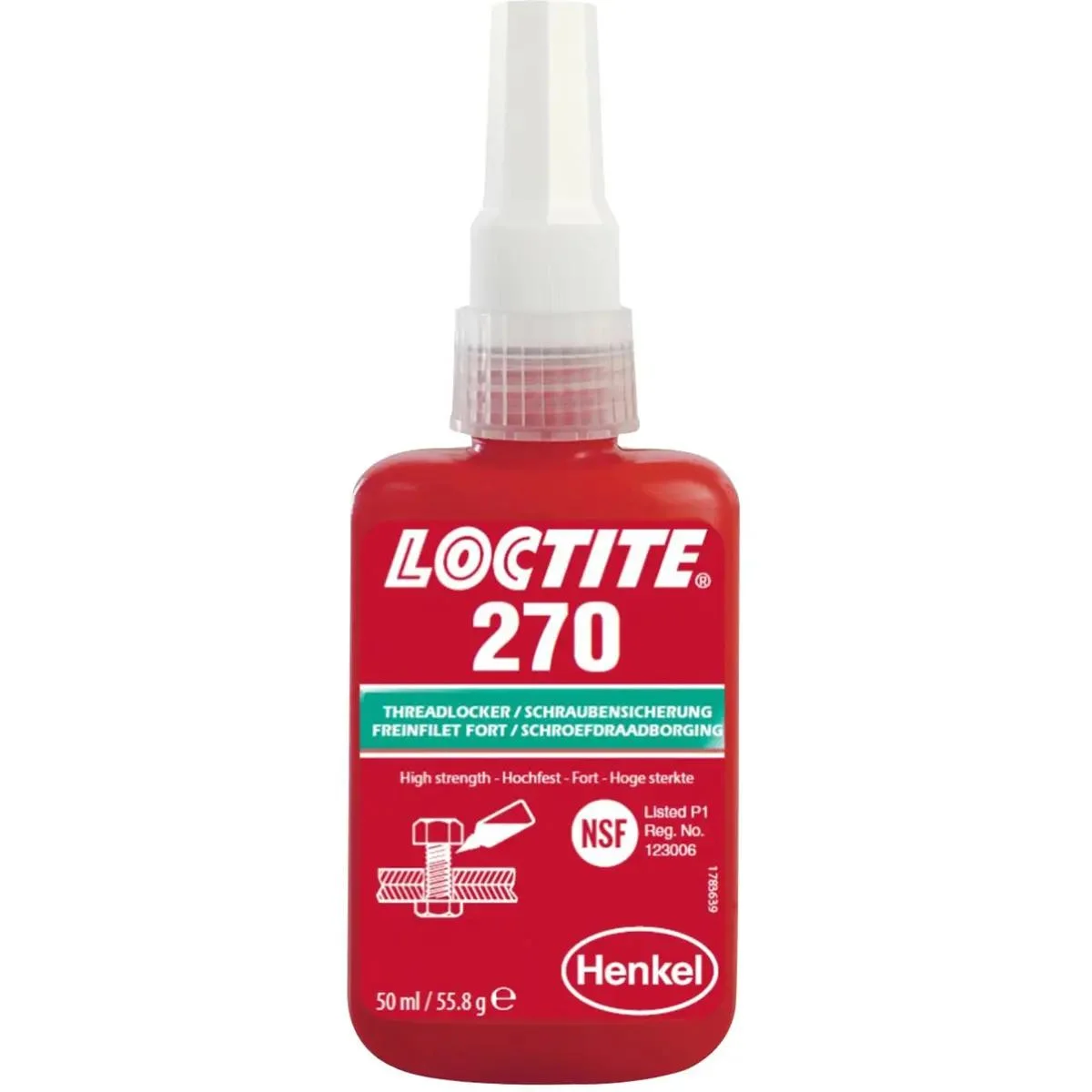 LOCTITE 270 - High Strength Thread Locker image 1