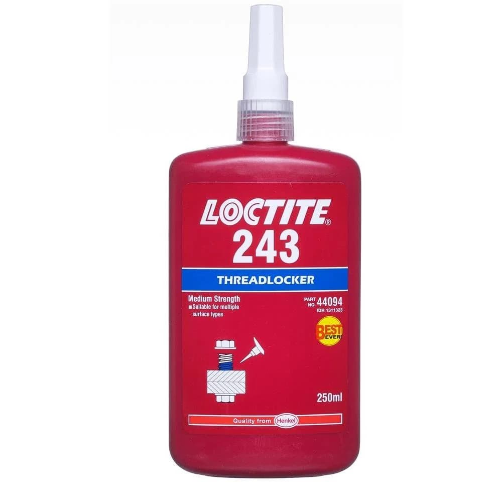 LOCTITE 243 (250ML) - Medium Strength Threadlocker image 1