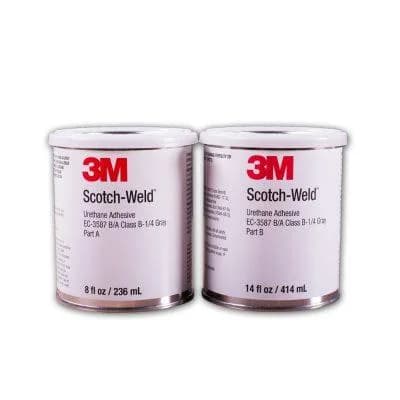 3MEC-3587-B/A-B1/4 - Grey Urethane Adhesive image 1