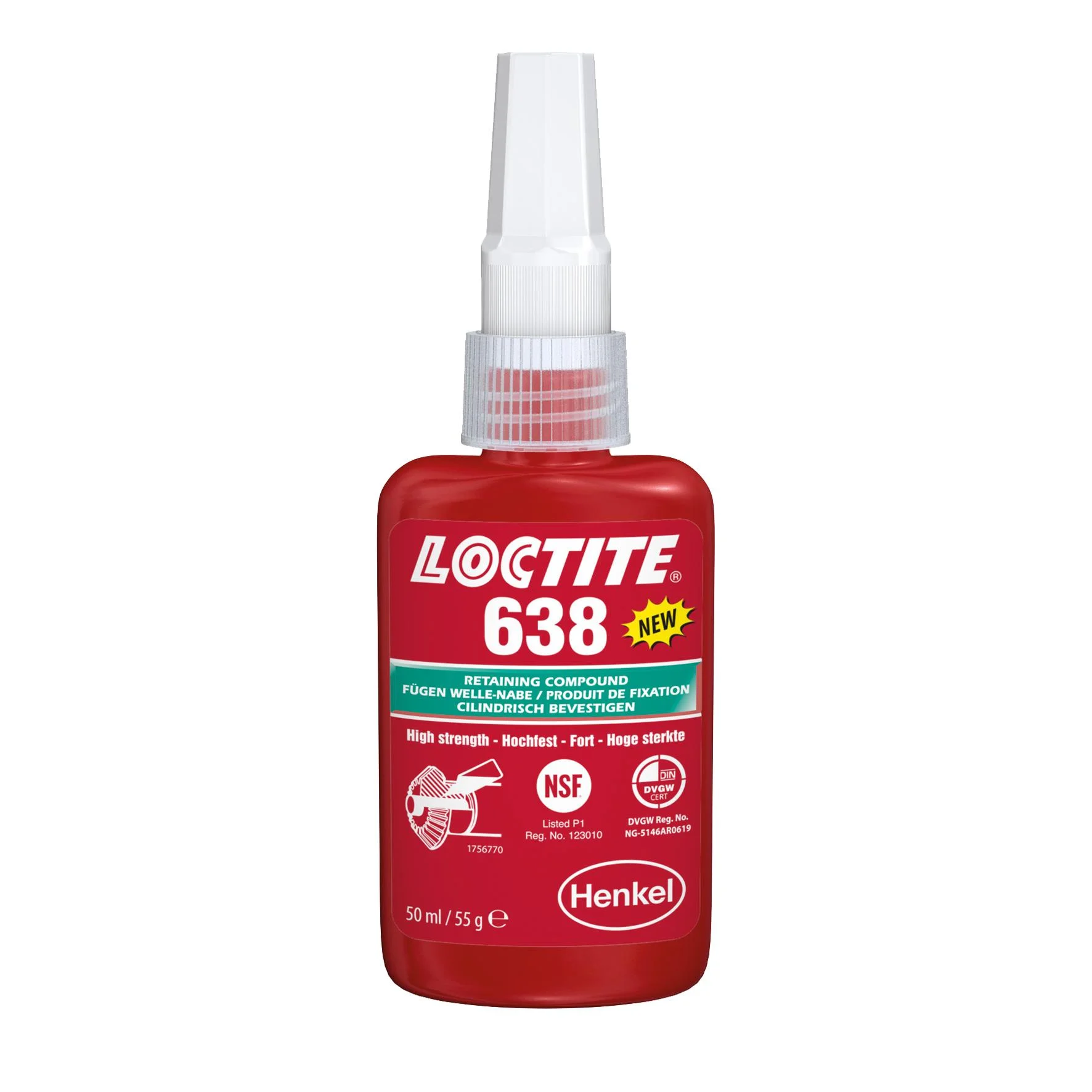 LOCTITE 638 (50ML) - Retaining Compound image 1
