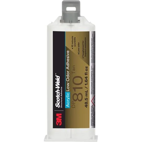 3M SCOTCH WELD DP-810 TAN - Tan Acrylic Adhesive Dual Cartridge image 1
