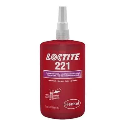 LOCTITE 221 - (250 ML) - Threadlocker image 1
