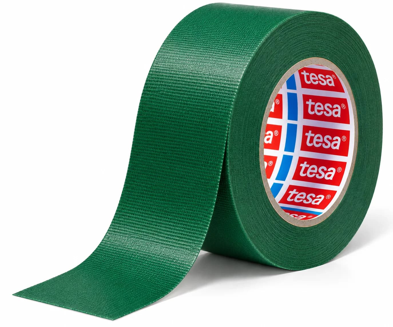 TESA 4651 GREEN - Acrylic Coated Cloth Tape image 1