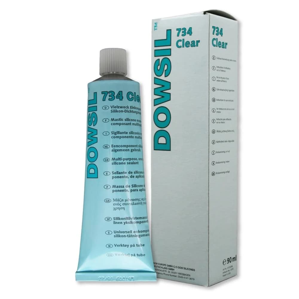 RTV 734 CLEAR DOWSIL - Clear Flowable Adhesive Sealant image 1
