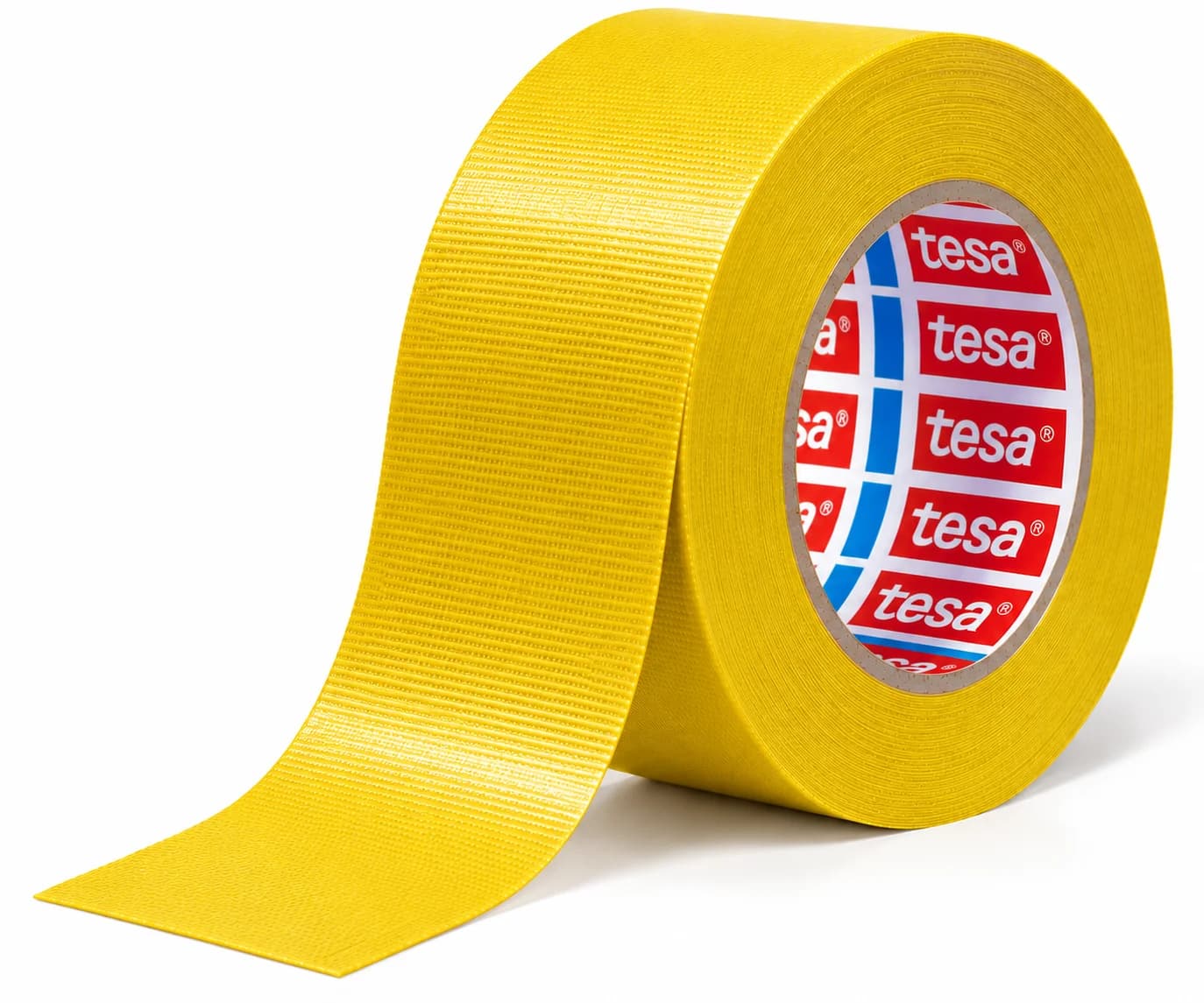 TESA 4651 YELLOW - Acrylic Coated Cloth Tape image 1