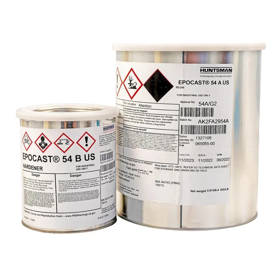 EPOCAST54 A/B - EPOXY RESIN / HARDENER (1-US Gallon-Kit) image 1
