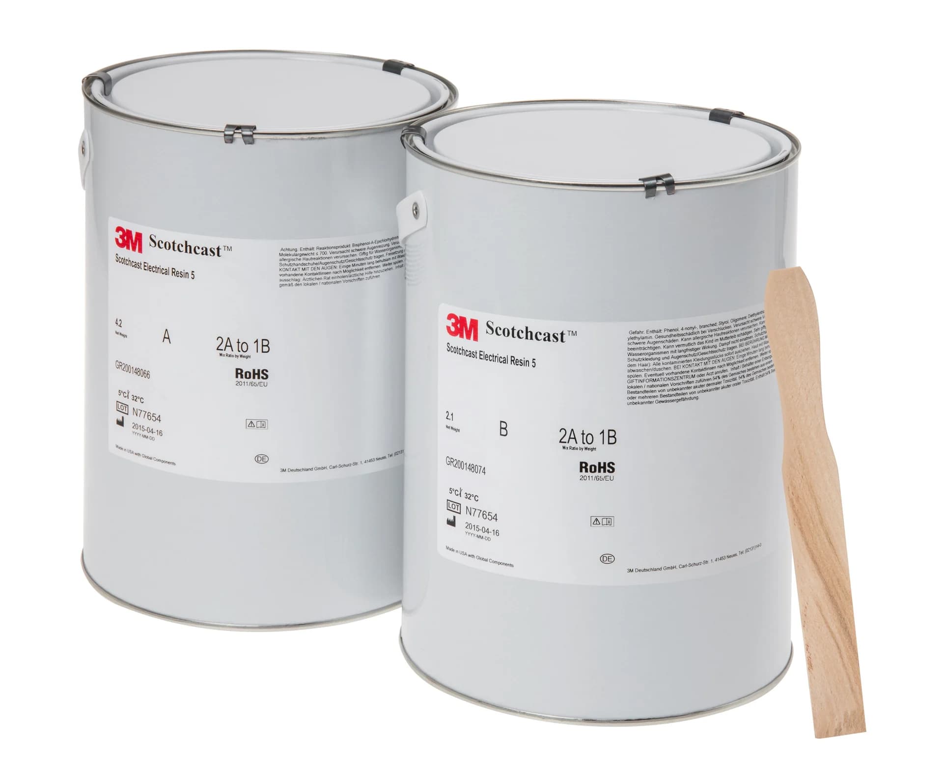 3M Scotchcast 280 - Yellow Epoxy Electrical Liquid Resin image 1